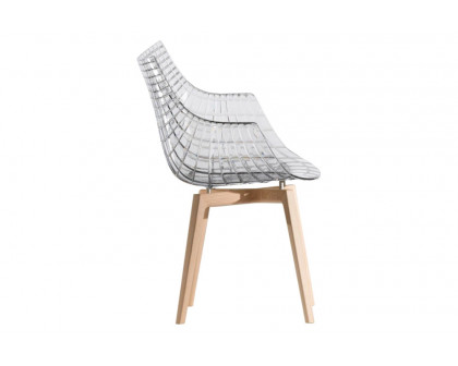 Driade Meridiana Dining Chair - Transparent/Natural