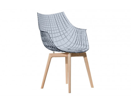 Driade Meridiana Dining Chair - Smoky/Natural