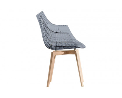 Driade Meridiana Dining Chair - Smoky/Natural