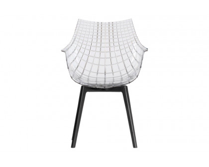 Driade Meridiana Dining Chair - Transparent/Charcoal