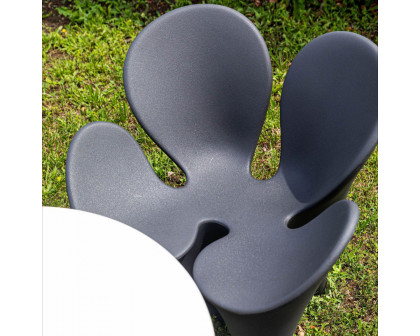 Driade™ Clover Solid Armchair - Anthracite