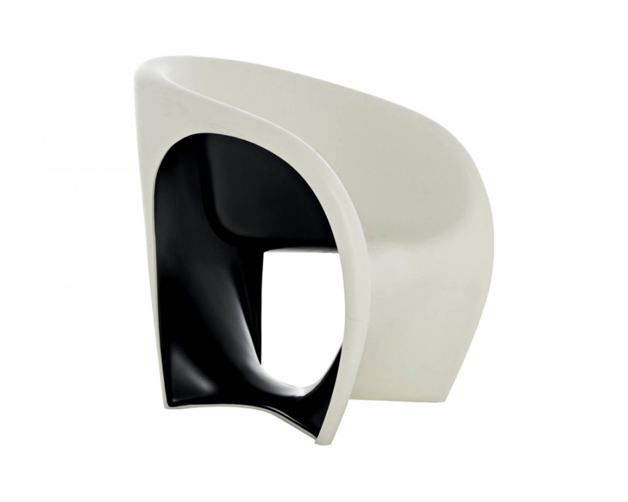 Driade Mt1 Solid Armchair - Sand White/Black