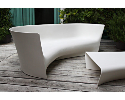 Driade Grand Plie Curved Sofa - White