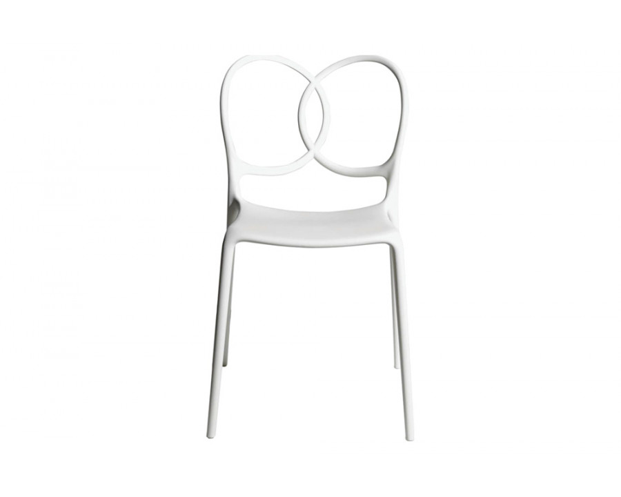 Driade Sissi Armless Dining Chair - White