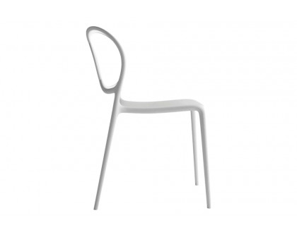 Driade Sissi Armless Dining Chair - White