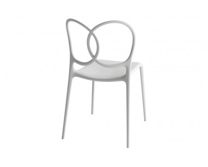 Driade Sissi Armless Dining Chair - White