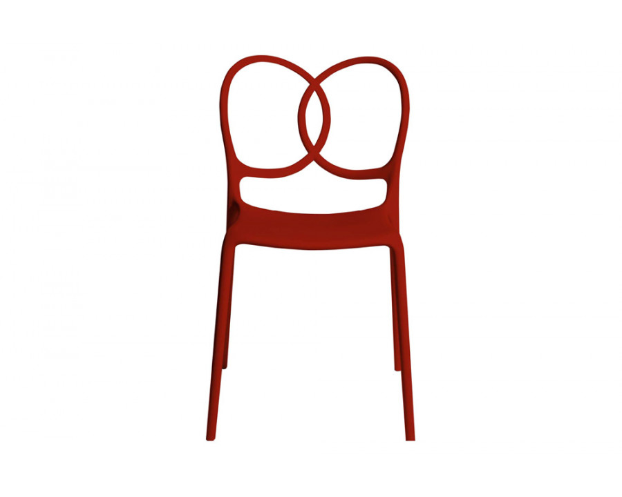 Driade Sissi Armless Dining Chair - Red