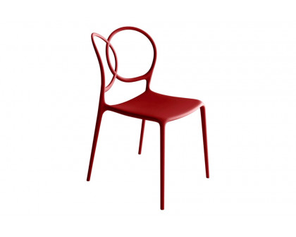 Driade Sissi Armless Dining Chair - Red