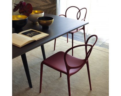 Driade Sissi Armless Dining Chair - Red