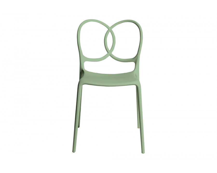 Driade Sissi Armless Dining Chair - Green