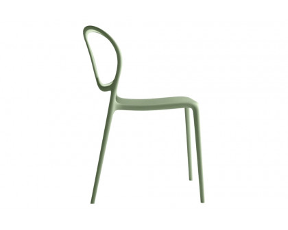 Driade Sissi Armless Dining Chair - Green