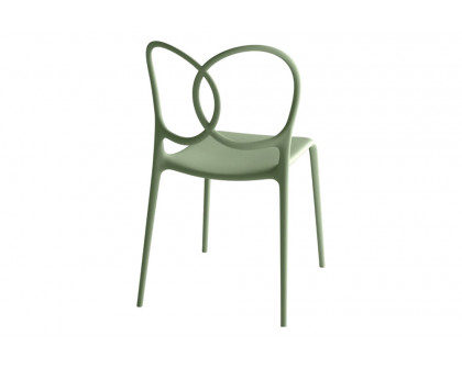 Driade Sissi Armless Dining Chair - Green