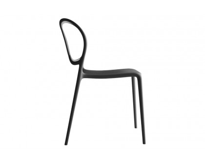 Driade Sissi Green Collection Armless Dining Chair - Dark Gray