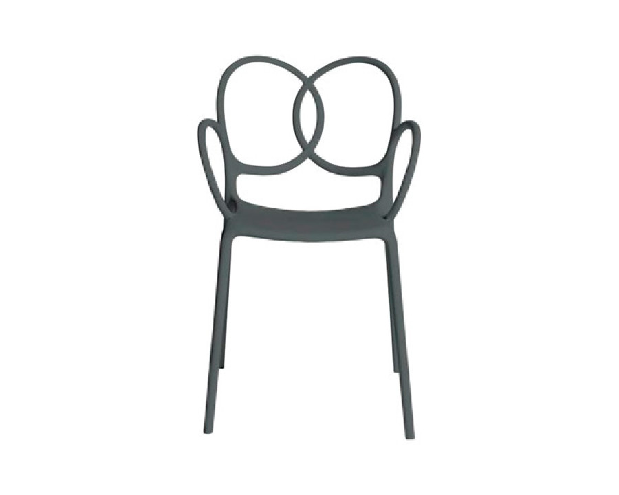 Driade Sissi Green Collection Dining Chair - Dark Gray