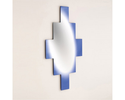 Driade - Edaird Mirror in Silver/Blue