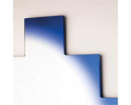 Driade - Edaird Mirror in Silver/Blue