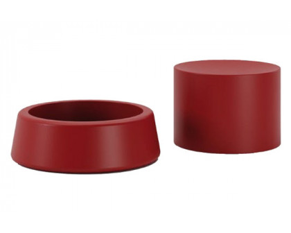 Driade Arcad3 Round Pouf - Red