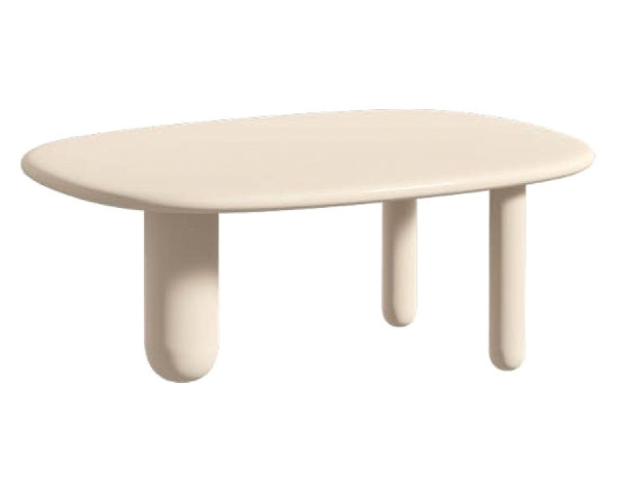 Driade Tottori Coffee Table with 3 Legs - Cream