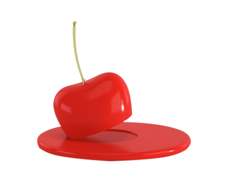 Driade - Cherry Me Up Tray in Red/Gold