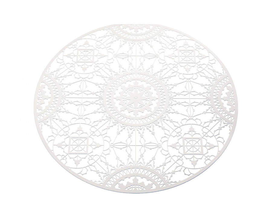 Driade Italic Lace Round Table Accessories - White