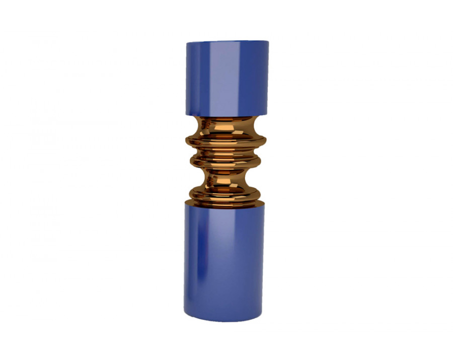 Driade - Ordini Vase in Cobalt Blue/Bronze