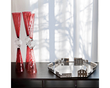 Driade - Perigot Vase in Transparent/Red