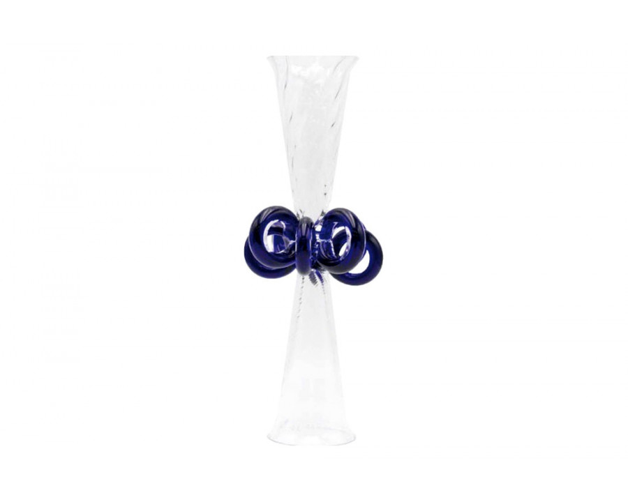 Driade - Bagatti Valsecchi Vase in Transparent/Blue