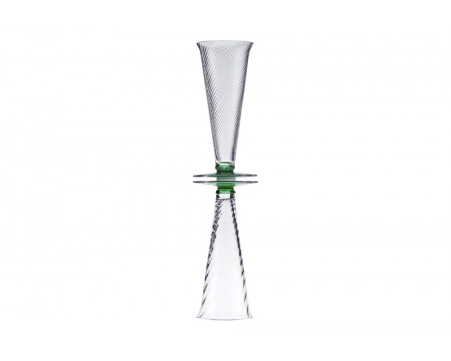 Driade - Babal Vase in Transparent/Green