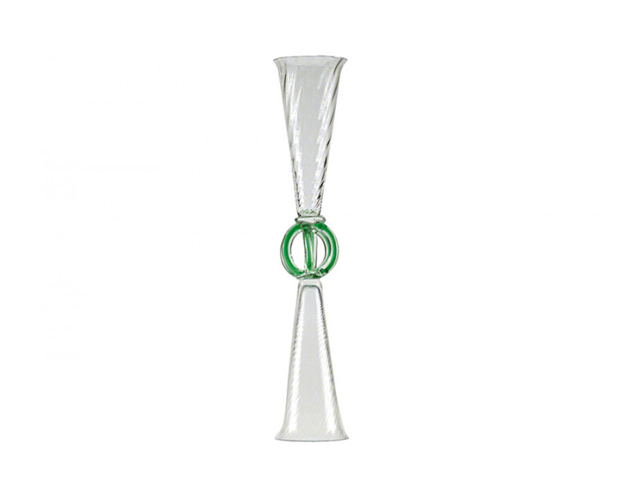 Driade - Bossuet Vase in Transparent/Green