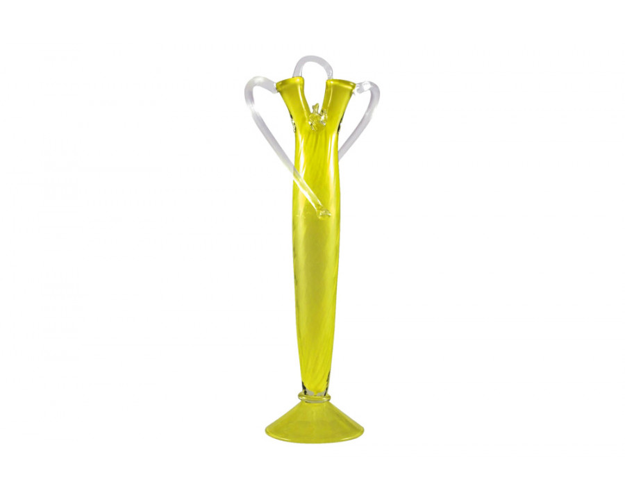 Driade - Argencourt Vase in Transparent/Yellow