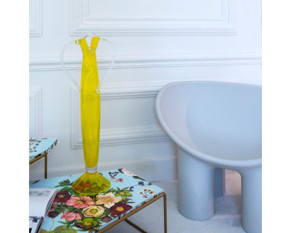 Driade - Argencourt Vase in Transparent/Yellow