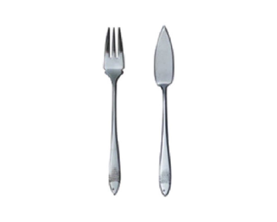 Driade - Victoria Fish Cutlery Set in Steel