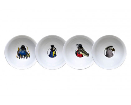 Driade The White Snow Bestiario Della Tavola Bowl Set - Multi-Color