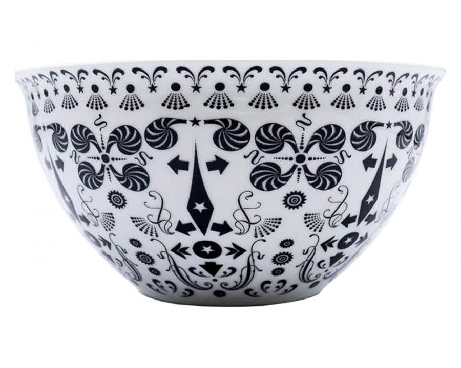 Driade The White Snow Once Upon A Plate Bowl - White/Black