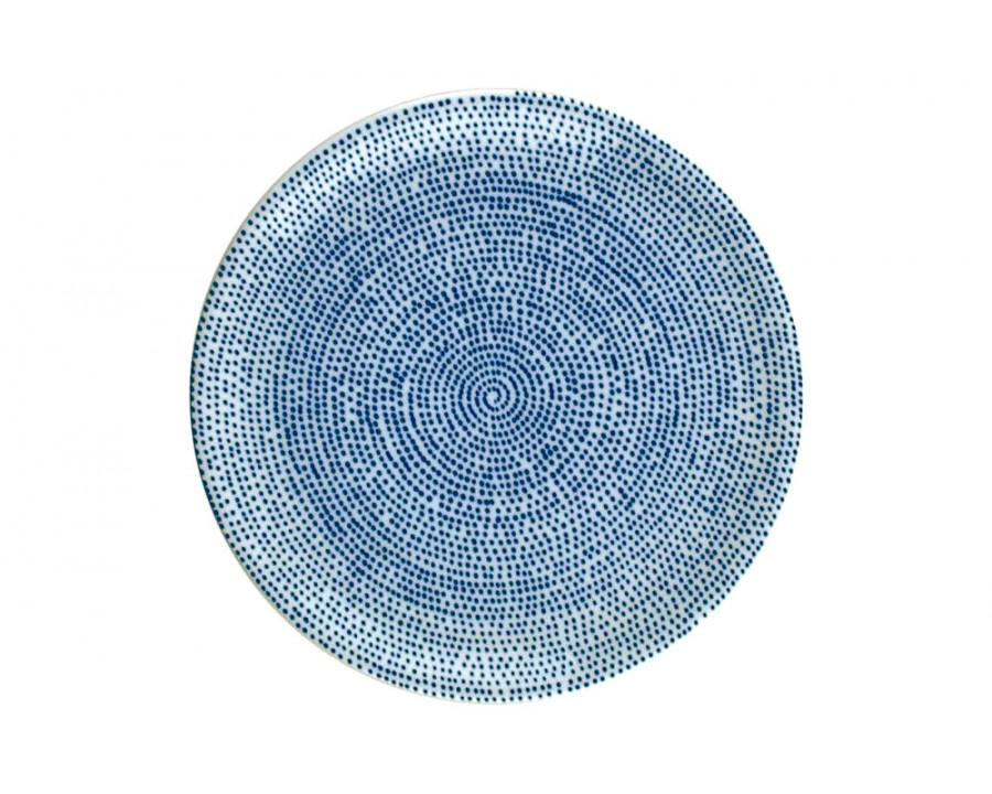 Driade The White Snow Agadir Serving Plate - Blue/Bianco