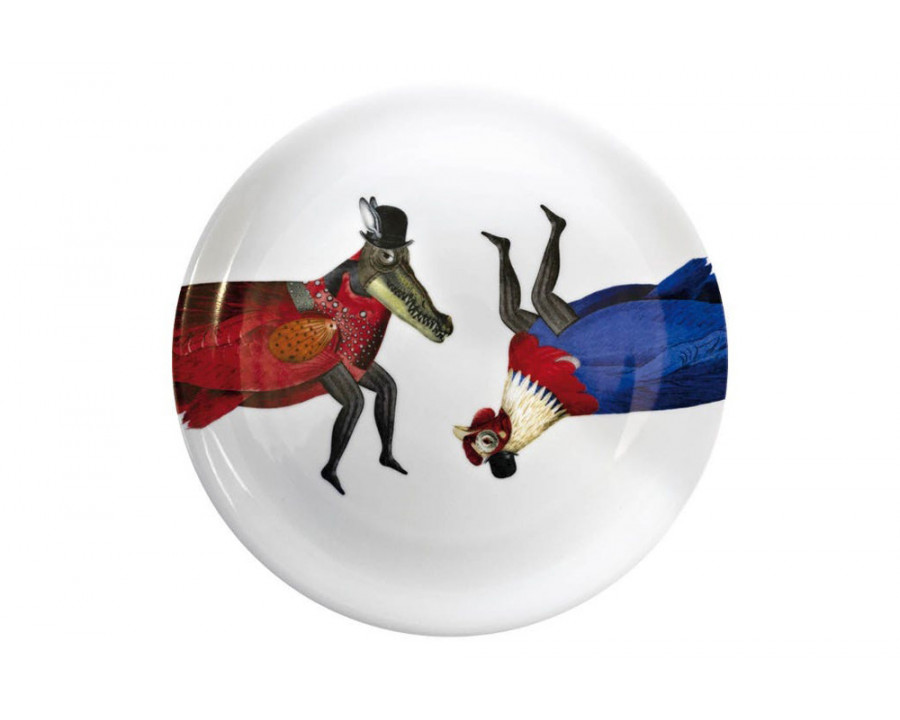 Driade The White Snow Bestiario Della Tavola Serving Plate - Multi-Color