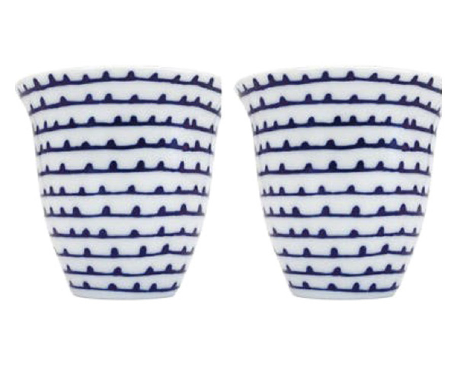 Driade The White Snow Agadir Tea Set - Bianco/Blue