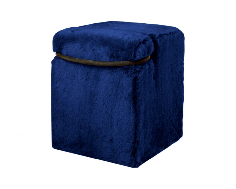 Driade - Blocco Square Pouf in Blue