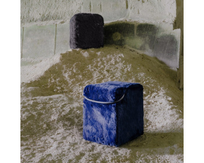 Driade - Blocco Square Pouf in Blue