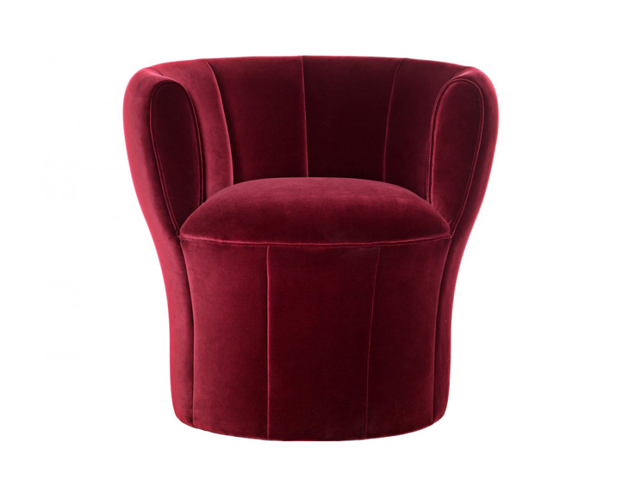 Driade - Lisa Round Pouf in Red