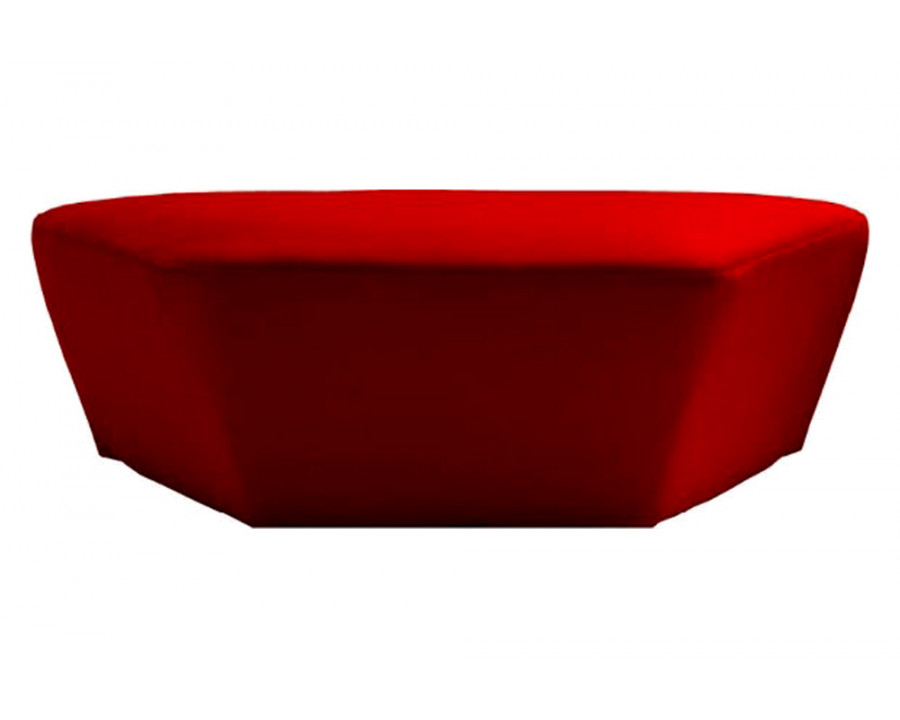 Driade - Verlaine Ottoman in Red