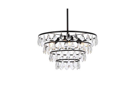 Elegant Pendant Light - Black, L 20" (1101D20BK)