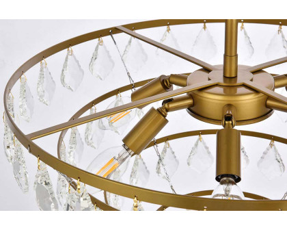 Elegant Pendant Light - Brass, L 20" (1101D20BR)