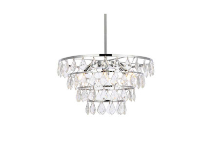 Elegant Pendant Light - Chrome, L 20" (1101D20C)