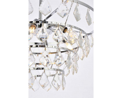 Elegant Pendant Light - Chrome, L 20" (1101D20C)