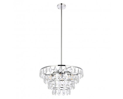 Elegant Pendant Light - Chrome, L 20" (1101D20C)