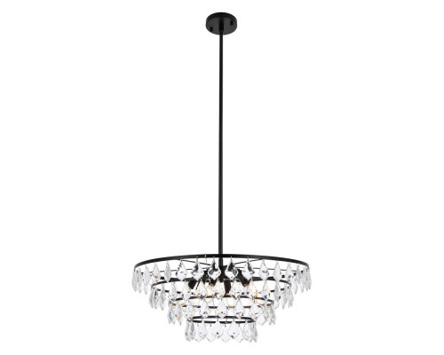 Elegant Pendant Light - Black, L 24" (1101D24BK)