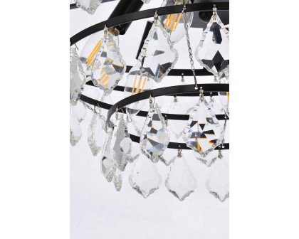 Elegant Pendant Light - Black, L 24" (1101D24BK)