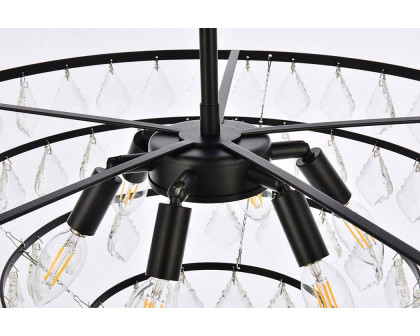 Elegant Pendant Light - Black, L 24" (1101D24BK)