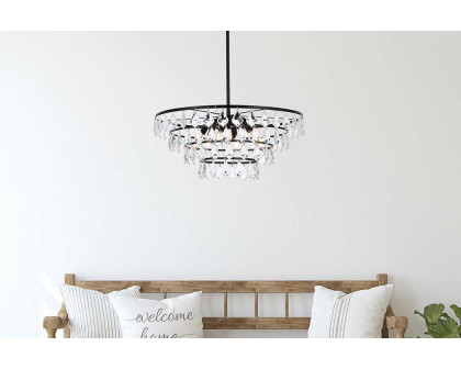 Elegant Pendant Light - Black, L 24" (1101D24BK)